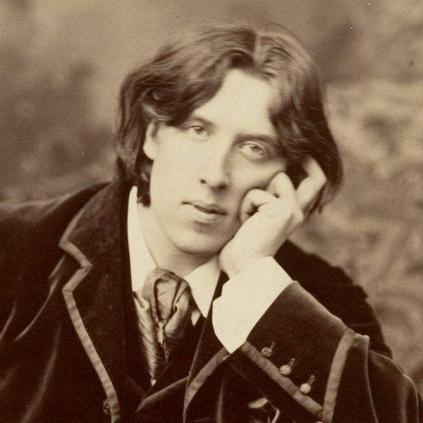 Portrait d'Oscar Wilde par Napoléon Sarony (détail)